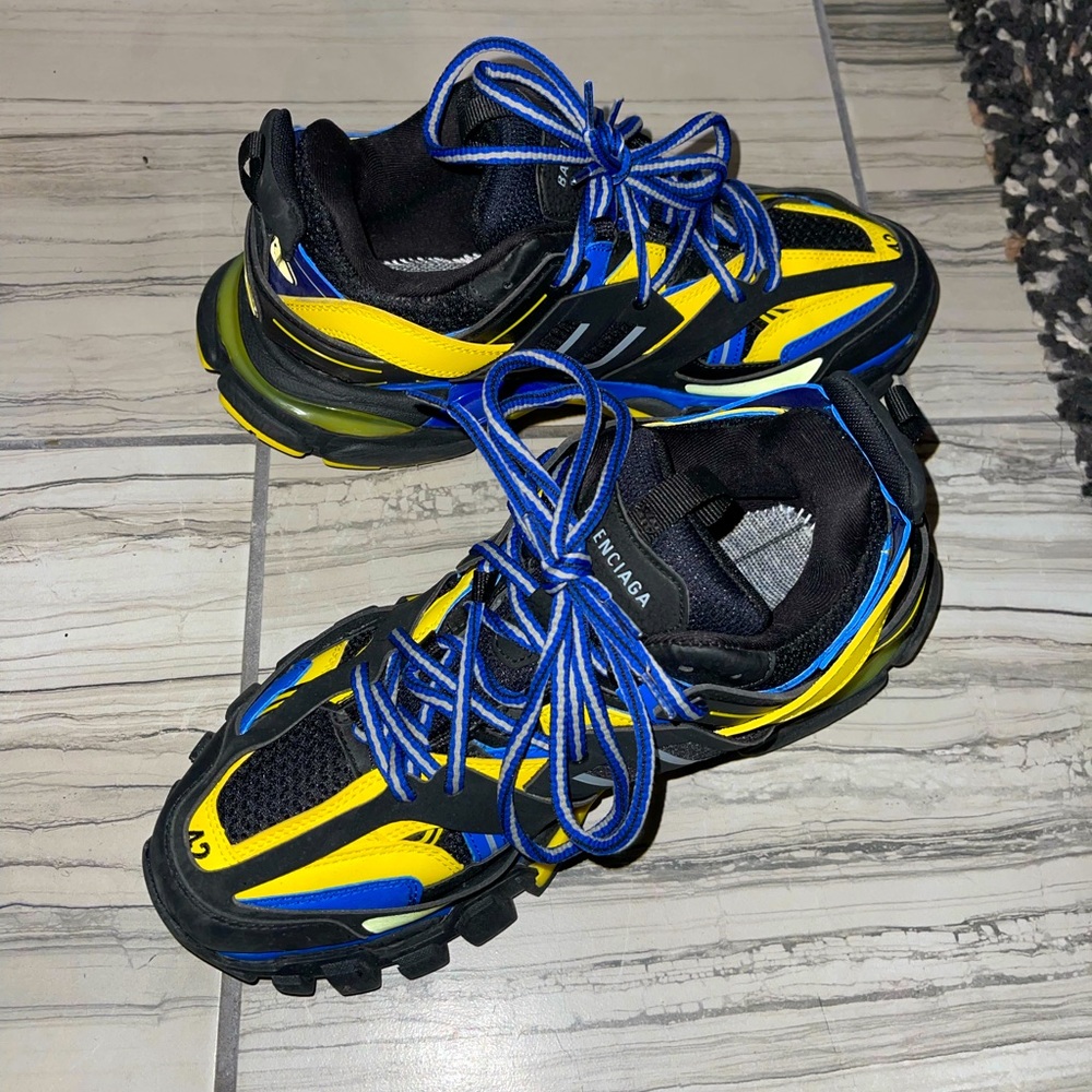 Balenciaga Track Multi Color ( Black, Blue & Yellow )